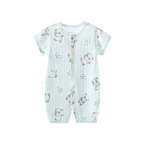 Children's Short Sleeve Infant Summer Clothes Onesie Pure Cotton Newborn Category A Clothes Crawling Suit Children's Clothing One Piece Dropshipping