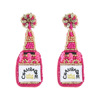 Woven earrings handmade, European style, suitable for import, halloween