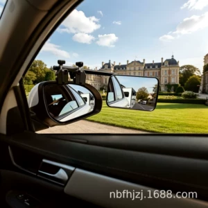Avtomobil qoşqusu üçün ikili görünüşlü klipsli güzgü, SUV/RV kor nöqtə köməkçi güzgüsü