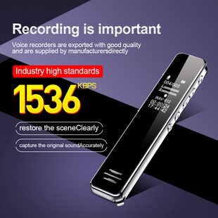 Manufacturer Wholesale Douyin Q22 Voice-To-Text E-Book Ai Intelligent High-Definition Noise Reduction Voice-Activated Recorder Mp3
