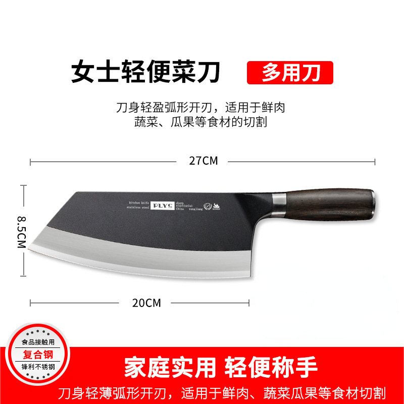 4cr13 cuchillo de cocina cuchillo de corte de verduras domésticas cuchillo de corte de madera sólida de madera