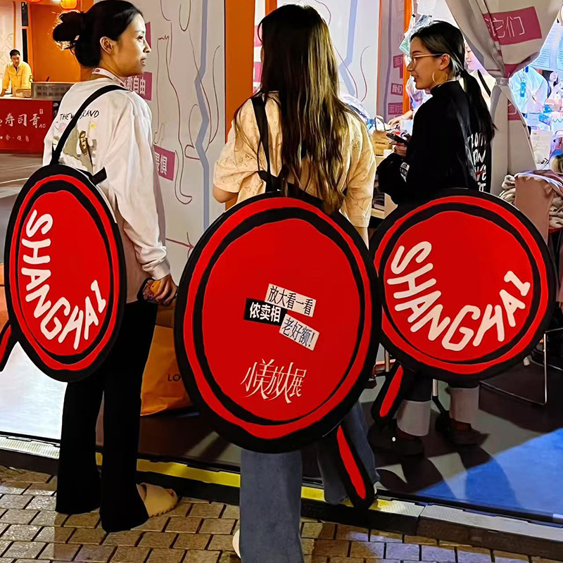 覆膜彩印手提PP编织袋礼品袋原创覆膜防水购物袋定制大容量环保袋