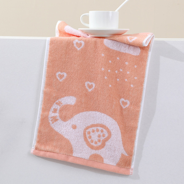Cotton children's soft cartoon towel for face washing for home use…