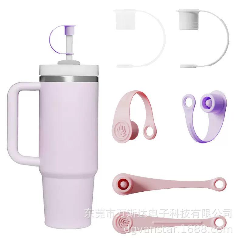 Stanley吸管帽跨境新品吸管盖帽通用6-10mm硅胶吸管塞吸管套防尘