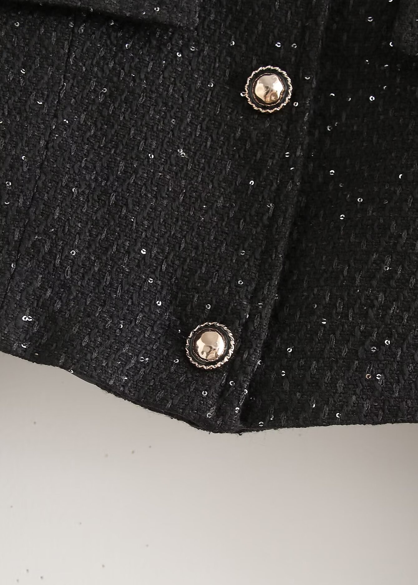Damenbekleidung Sommer neue Damenbekleidung Mode kleiner Duft Stil Pailletten bestickte Jacke hohe Taille Hosenanzug_voghion.com