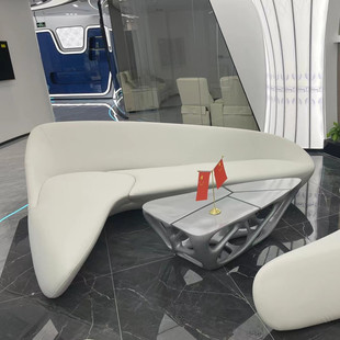 Glass design crooked sofa, Italy