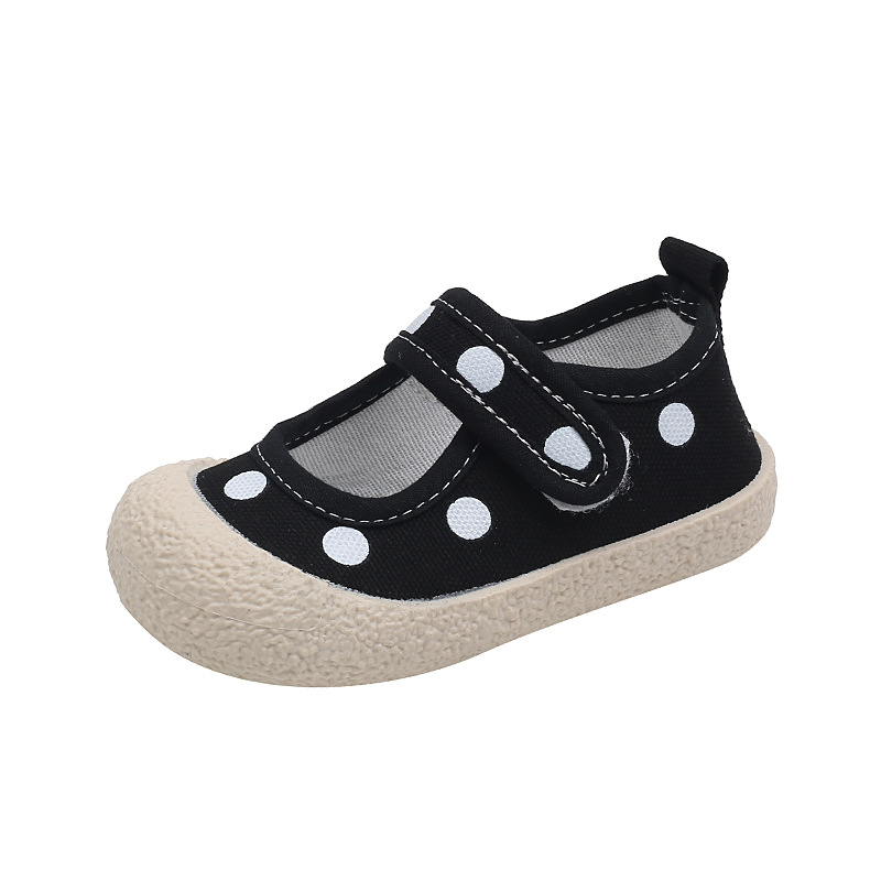 Korean version of Bo Dian Kindergarten Children's Canvas 2023 Spring and Autumn New Girls' Cloth Baby Princess Shoes_voghion.com