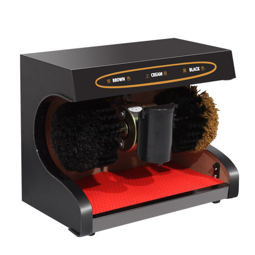 Automatic Home Use Fully Automatic Sensing Shoe Polisher, Public Hotel Lobby Electric Titanium Brush Shoe Machine