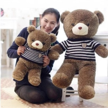 公仔毛衣熊刺猬熊毛绒玩具七夕情人节双11生日礼物送女生