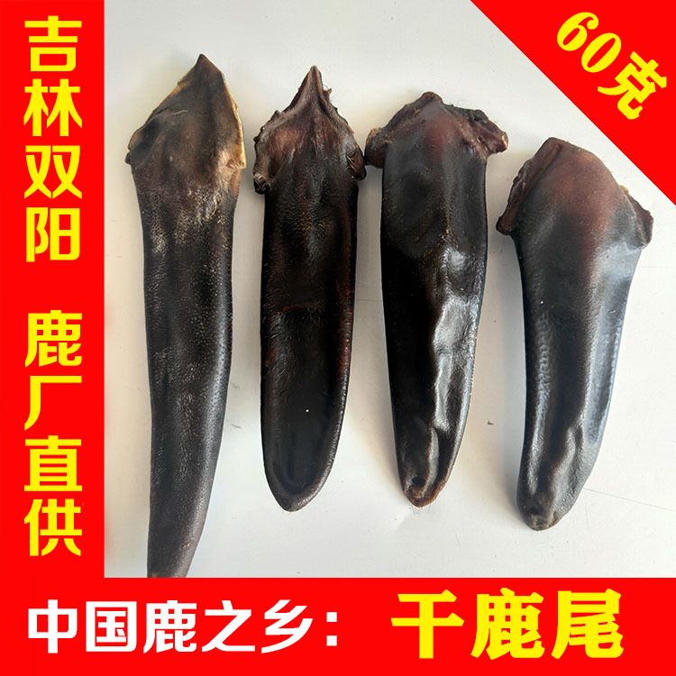 干鹿尾巴 整根整枝 梅花鹿干鹿尾巴正品正宗泡酒真品双阳鹿场直供