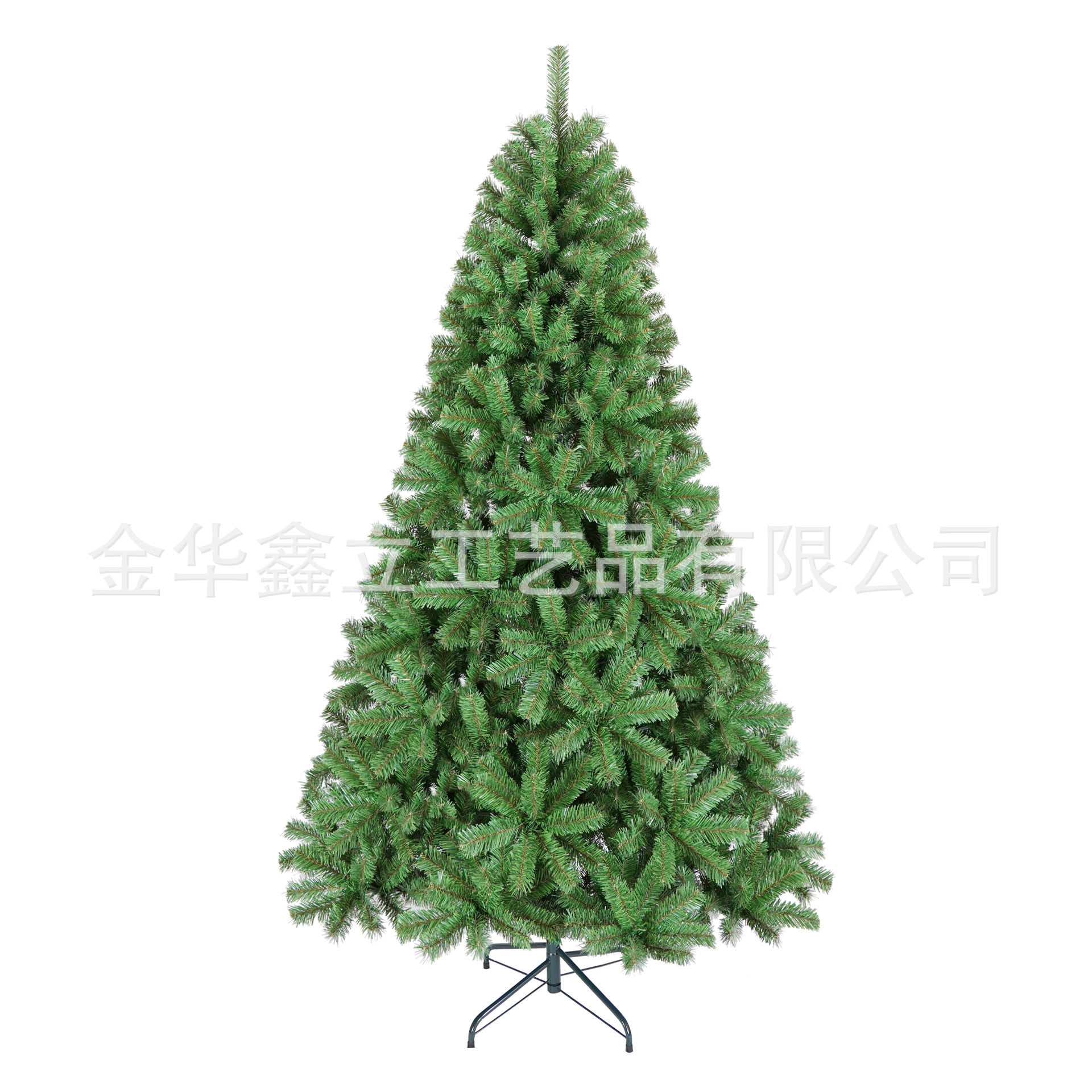 Árbol de Navidad de PVC verde Amazon transfronterizo venta caliente 1.8m 2.1m decoración de Navidad encriptada para el hogar