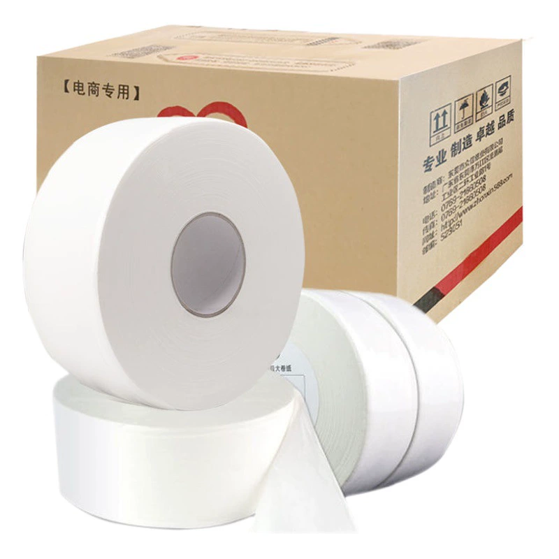 Большой рулон бумаги туалетная бумага отель большая тарелка бумага Коммерческая целая коробка Туалетная рулонная бумага Бытовая гигиеническая бумажная салфетка оптовая фабрика