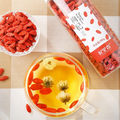 Qili Fragrance Special Grade Goji Berries in Bottles 150g Goji Berries Ningxia Zhongning Special Grade Red Goji Berries 370 Seeds Local Specialty