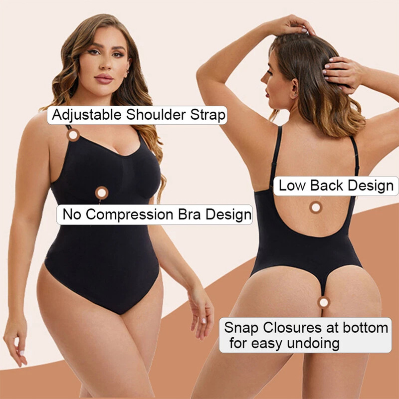 【Waist Shaper】Buttoned Thong Shapewear for Tummy Control and Butt Lifting, Everyday Wear Camisole Tight-Fitting Corset 【Waist Shaper】Buttoned Thong Shapewear for Tummy Control and Butt Lifting, Everyday Wear Camisole Tight-Fitting Corset