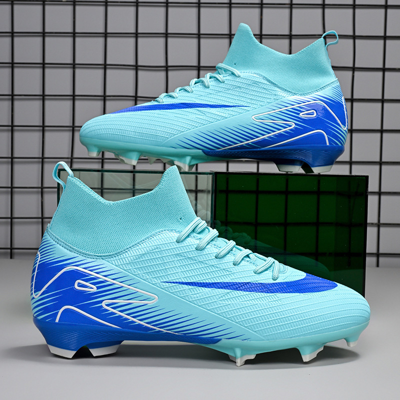 Zapatos de Fútbol de Entrenamiento Juvenil con Suela de TPU Ligeros y Flexibles para Césped Natural y Artificial