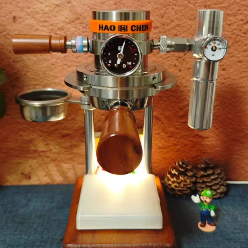 Haochen G96 Home Outdoor Camping Portable Pneumatic Coffee Machine