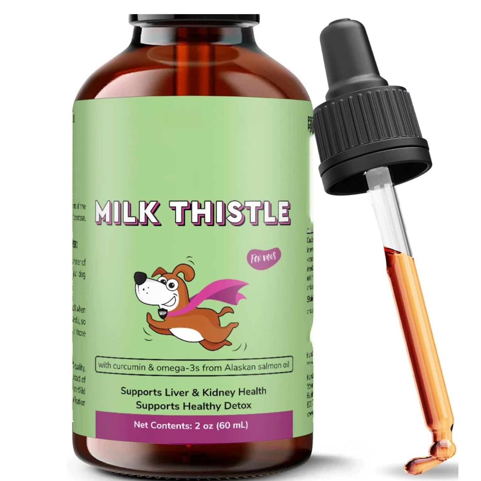 Amazon специализируется на рыбьем жире для домашних животных, содержащем куркумин расторопши, для поддержки иммунитета почек, мозга и печени.