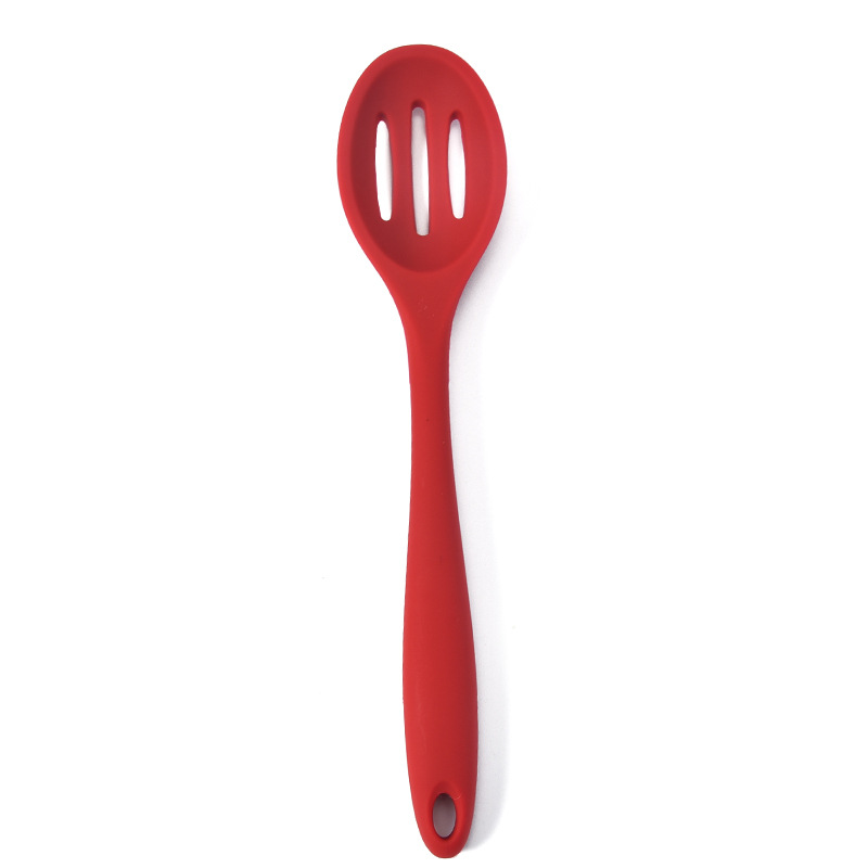 Utensilios de cocina de silicona Juego de 10 piezas todo incluido silicona espátula grande sartén antiadherente espátula de cocina traje de gachas cuchara raspador para hornear