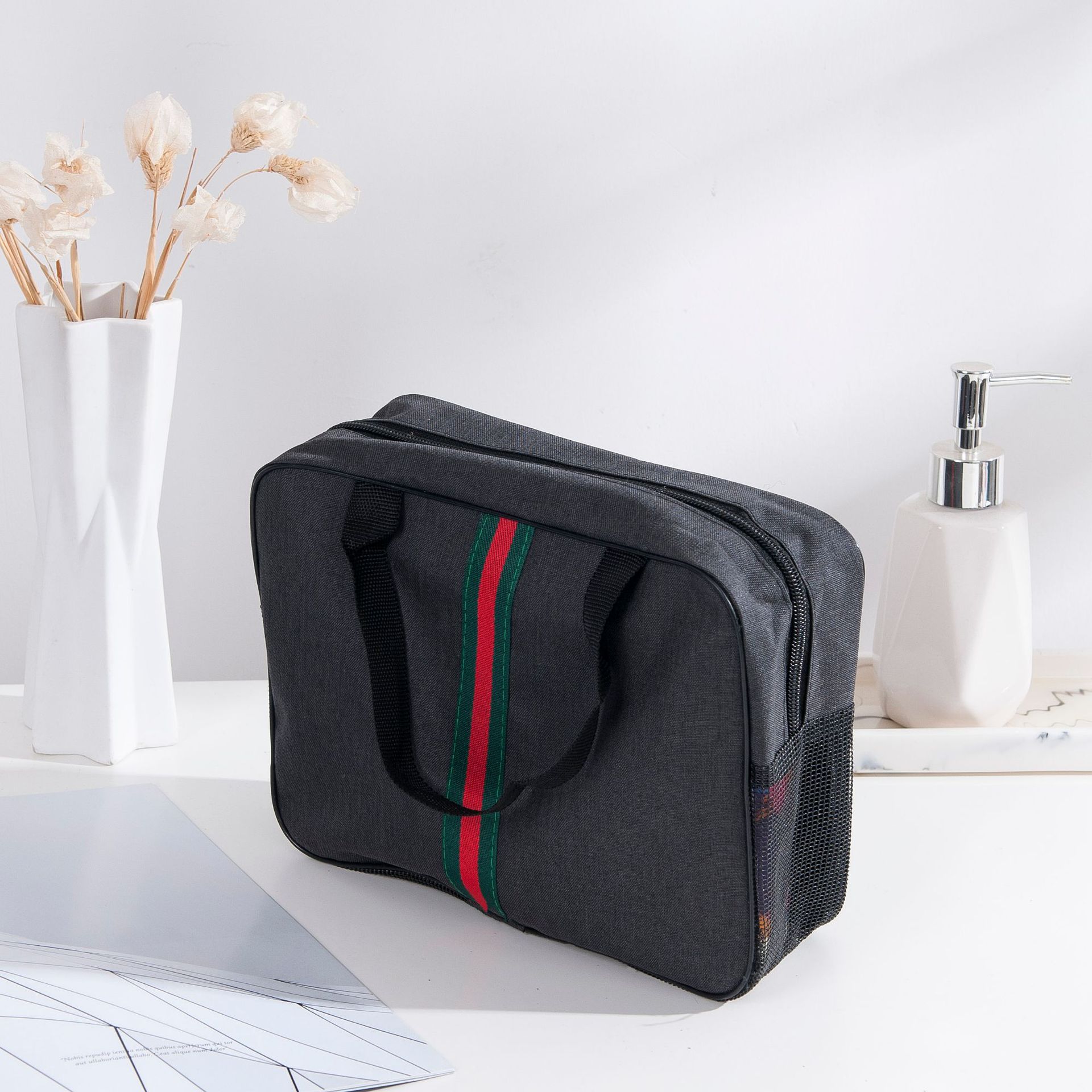 Nuevo bolso cosmético bolsa de lavado moda simple gran capacidad Bañeras viaje fitness Natación portátil