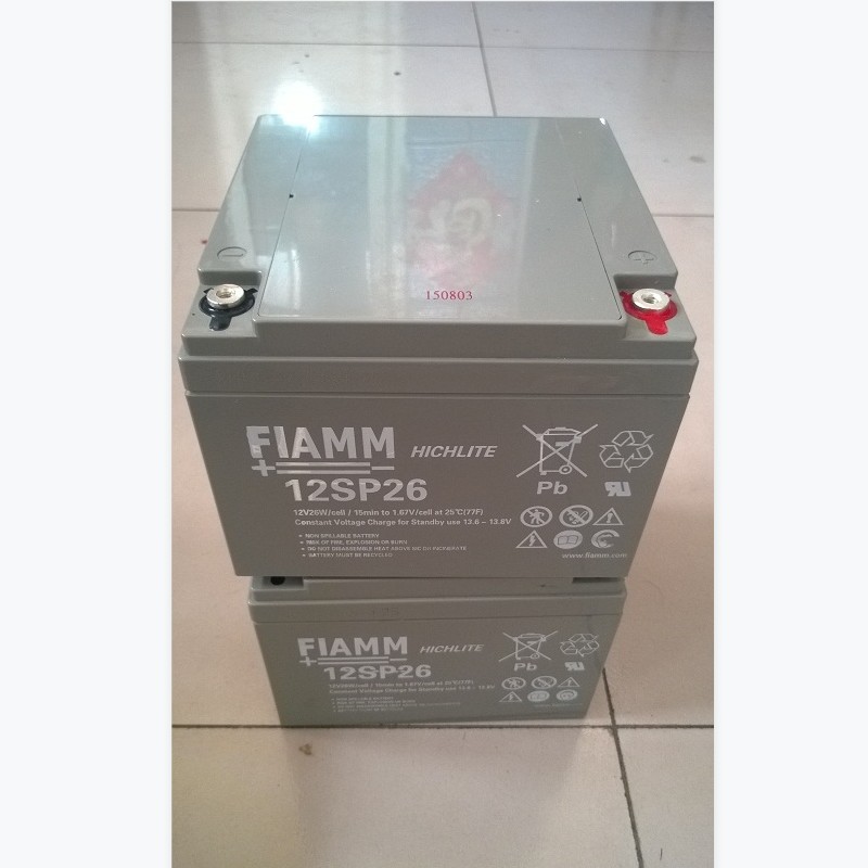 FIAMM非凡蓄电池12SP26/12V26AH密封式直流屏UPS 电力设备电源