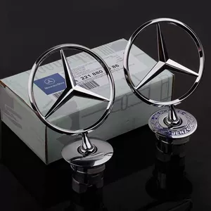 Mercedes-Benz E300L kapot emblemi, C200 E260 C180 qara E S emblemi