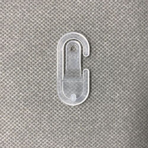 Plastic bag packaging hooks Panda clips Transparent paper box buckle hooks Plastic handles PP paper card hooks