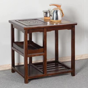 2023 Новый классический новый китайский деревянный восковой масляный дворщик кресло стул Небольшой чайный напиток чайный стол
