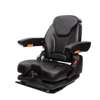 Kl01 Mechanical Shock-Absorbing Forklift Seat, Agricultural Machinery Seat with Slide Rail, Universal Qinglin Seat (Other vehicle seats) - black-please-note-the-hole-position-when-placing-an-order