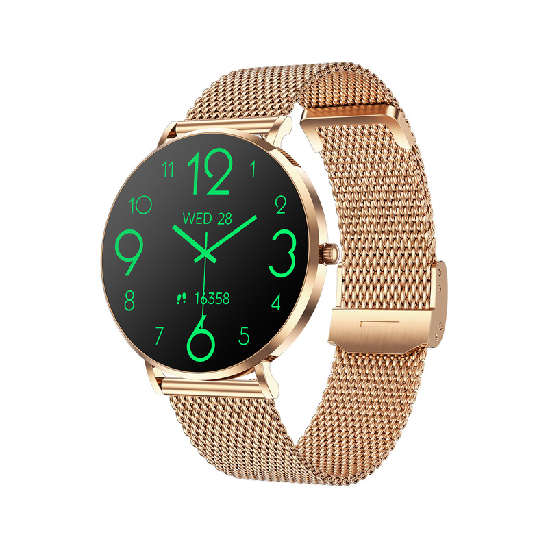 New T8pro ultra-thin stainless steel case smart watch 1.36 inch Bluetooth call screen always bright 466*466 high