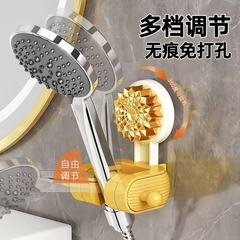 吸盤シャワースタンド固定神器家庭用浴室穴なし児童シャワーヘッドスタンド移動調節