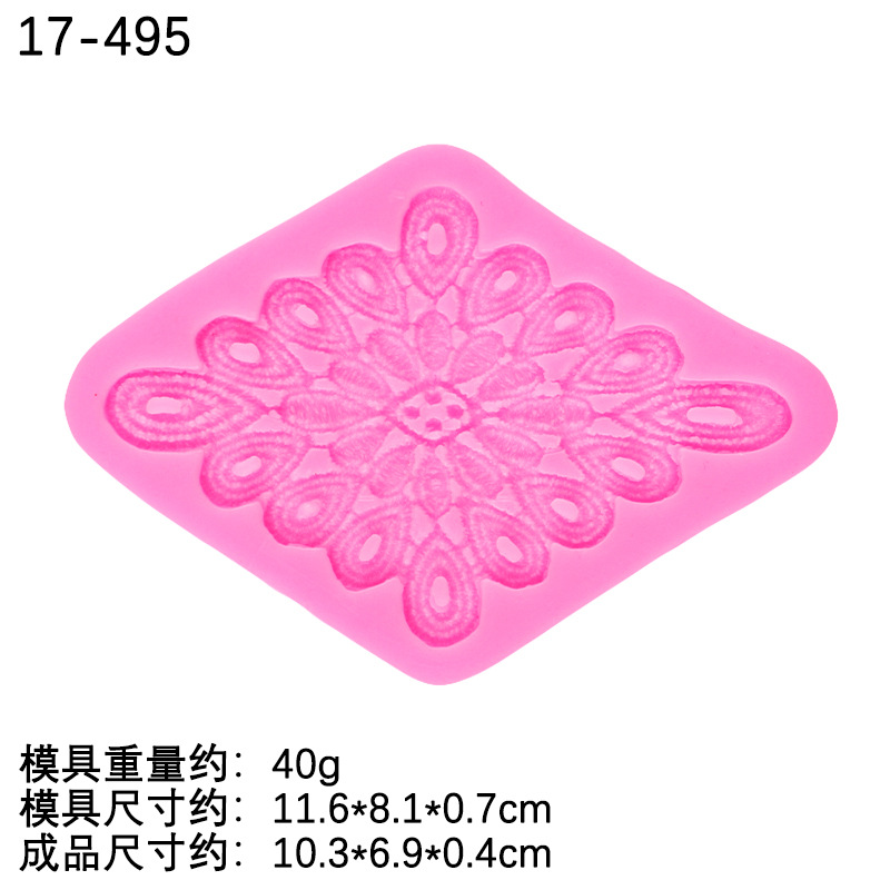 Xiangyun nube forma pastel decoración molde fondant patrón europeo alivio flor vid nudo pastel molde de chocolate