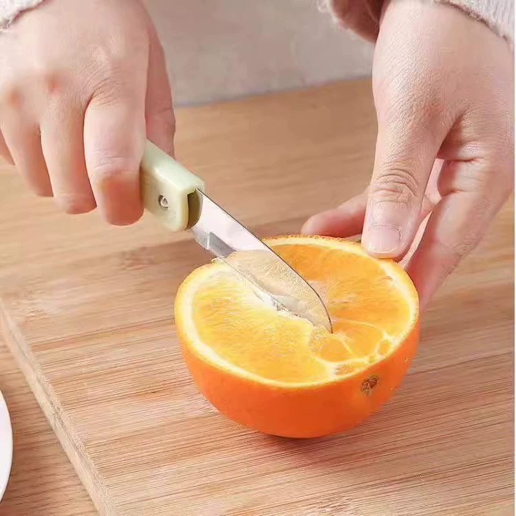 Fruit knife multi-function folding melon and fruit knife kitchen peeling knife kitchen-style meat cutting fruit and vegetable knife ccbxz