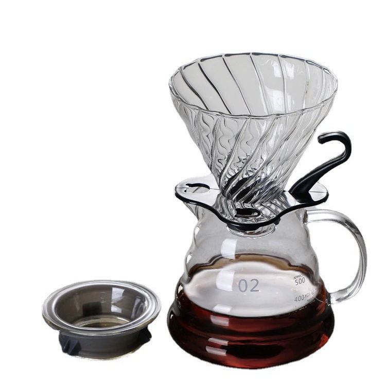 Glass coffee pot, filter, coffee set, cloud