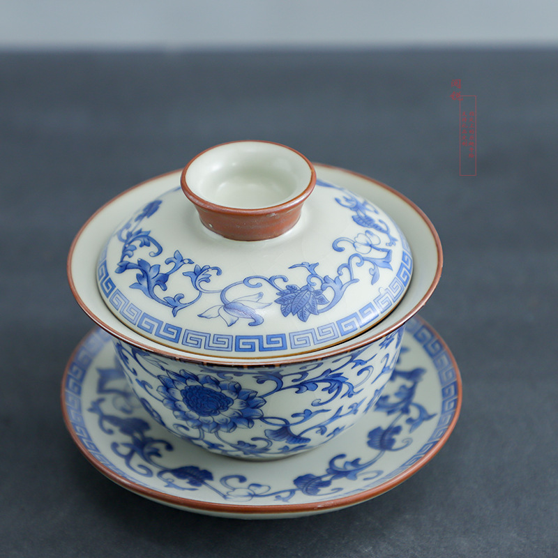 Tianqing Ru Kiln 포장 가지 뚜껑 컵