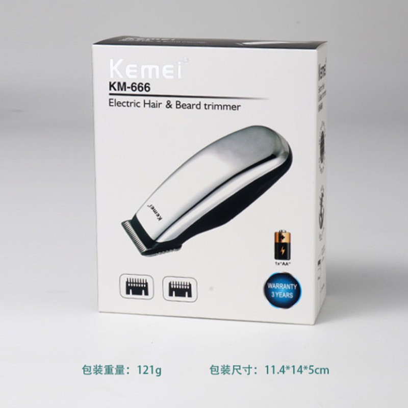 Amazon Kemei eléctrico cortapelos batería seca eléctrica Clipper portátil eléctrico Clipper hogar Barber Clipper venta al por mayor