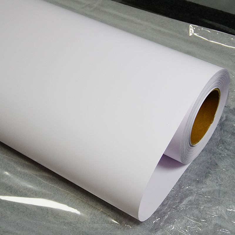 Autocara mate PET transparente esmerilado fondo pegamento de cuerpo de goma blanca débil disolvente pulverización de automóviles dibujo material de decoración