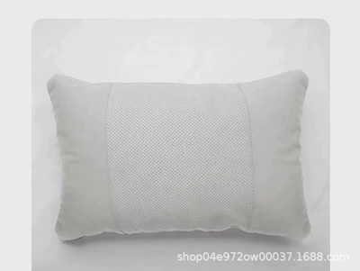 Headrest — Original Rear Seat Mercedes-Benz - suede-punching-style-rice-white-waist-by-1-pack