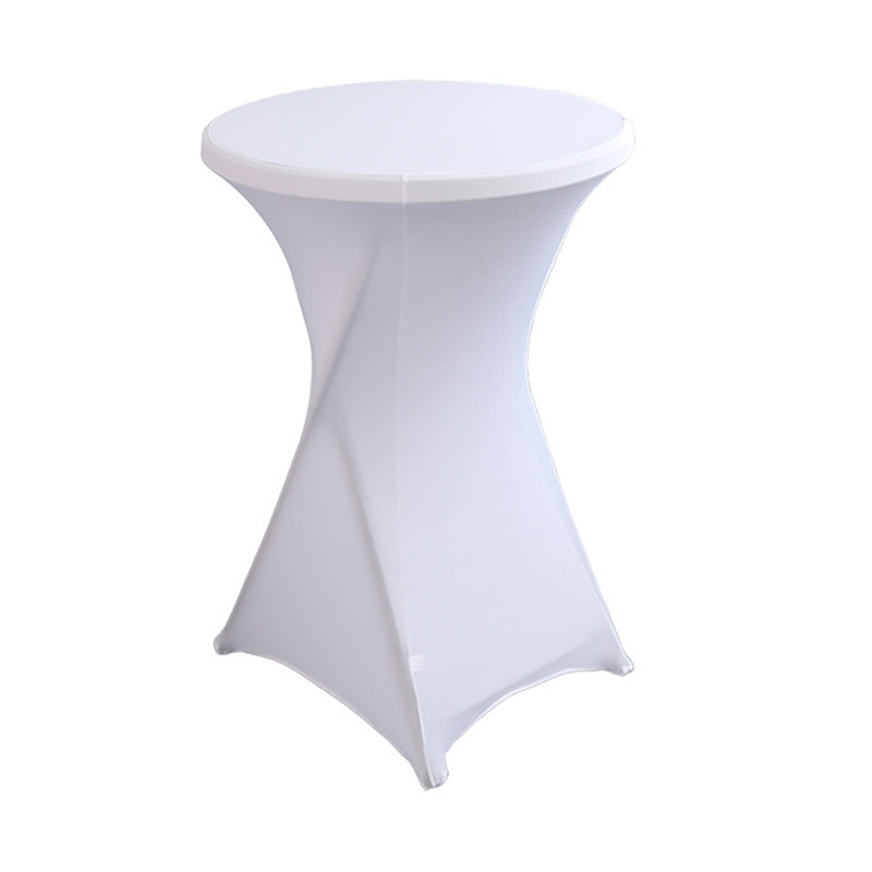 Funda Elástica para Mesa de Cóctel Redonda de Poliéster, Decorativo, para Hoteles y Fiestas