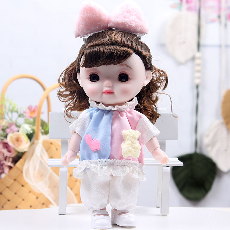 Venta al por mayor 22cm comercio exterior nuevo estilo venta caliente leche linda muñeca de vinilo linda princesa niña jugar a la casa juguetes