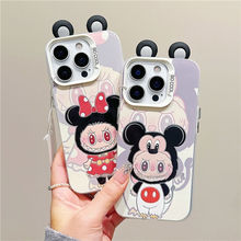 米奇米妮拉布布适用OPPORENO14findx8手机壳小米13/14/15VIVOX90