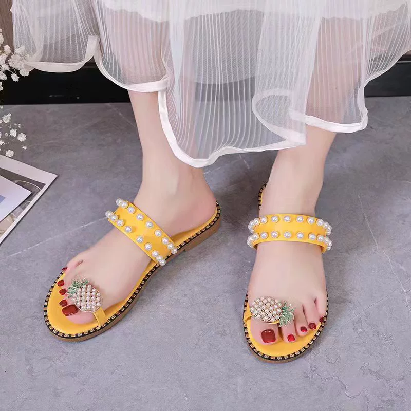 2023 летние новые стильные женские туфли большой внешней торговли с пайетками на плоской подошве, трансграничные женские туфли