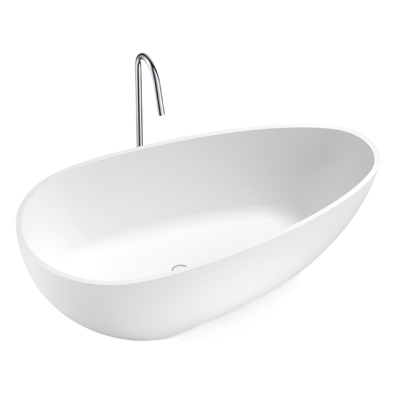 En stock mate bañera de piedra artificial independiente doble pareja ovalada bañera Villa Hotel bañera de piedra artificial