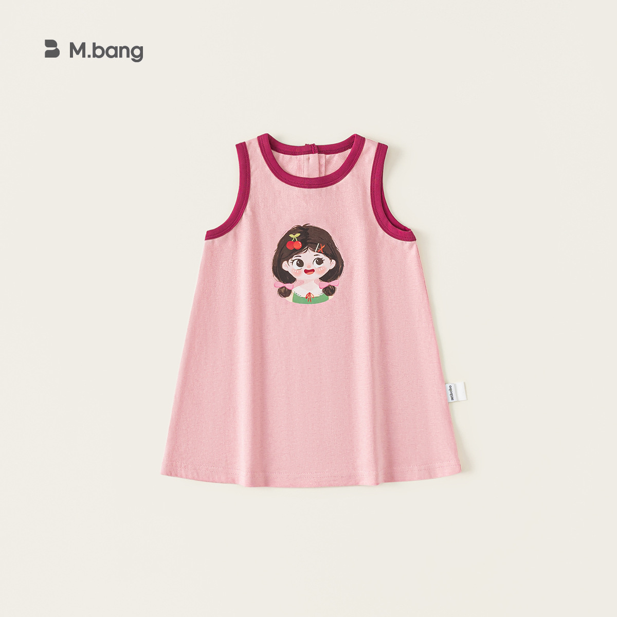 Summer thin cute children's loose dress sleevless