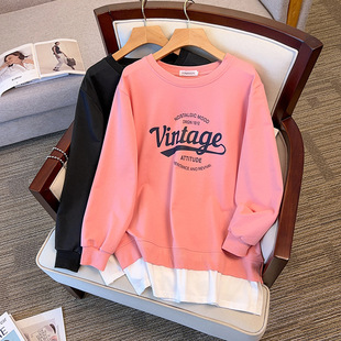 200/350 plus size extra large size plus size loose Autumn Sweater chest circumference/150/160-6618