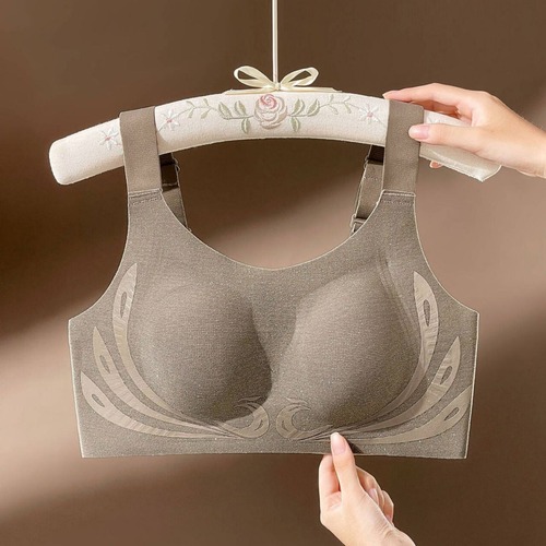 Slim Sexy Lace Rabbit Ear Fixed Cup Bra for Plus-Size Women, Fat Mm, Large Breast Shaping, Contouring Bra