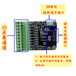 Llads8688 16-Bit Sampling Rate 500Ksps 8-Channel Adc Data Acquisition Module Single and Double-Stage Output