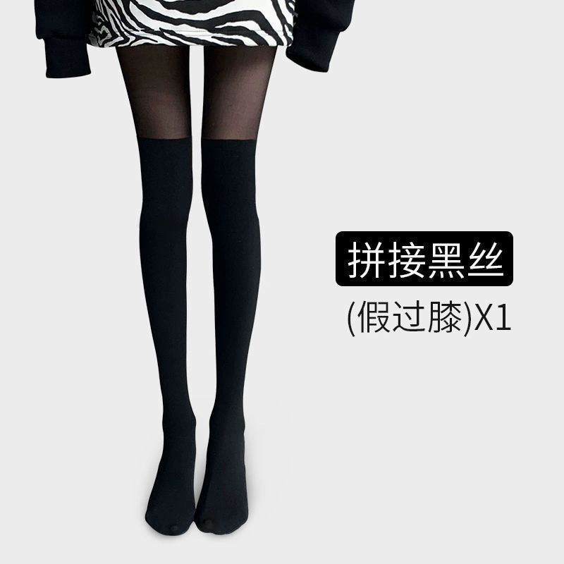 Summer tights, base Japanese white high boots, increased thickness