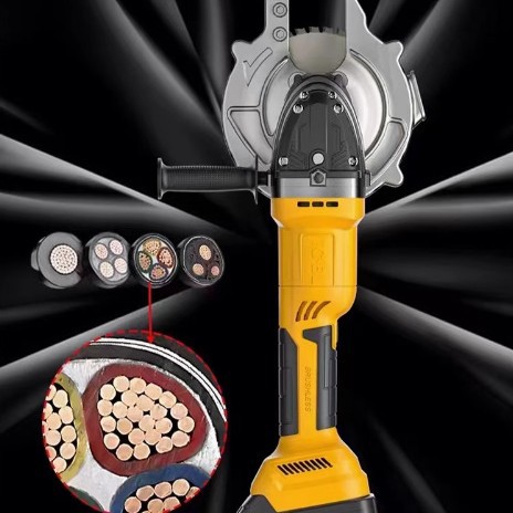 铁成手持式无刷电缆锯 电动金属钢管线缆钢材冷切切割机锂电DC135