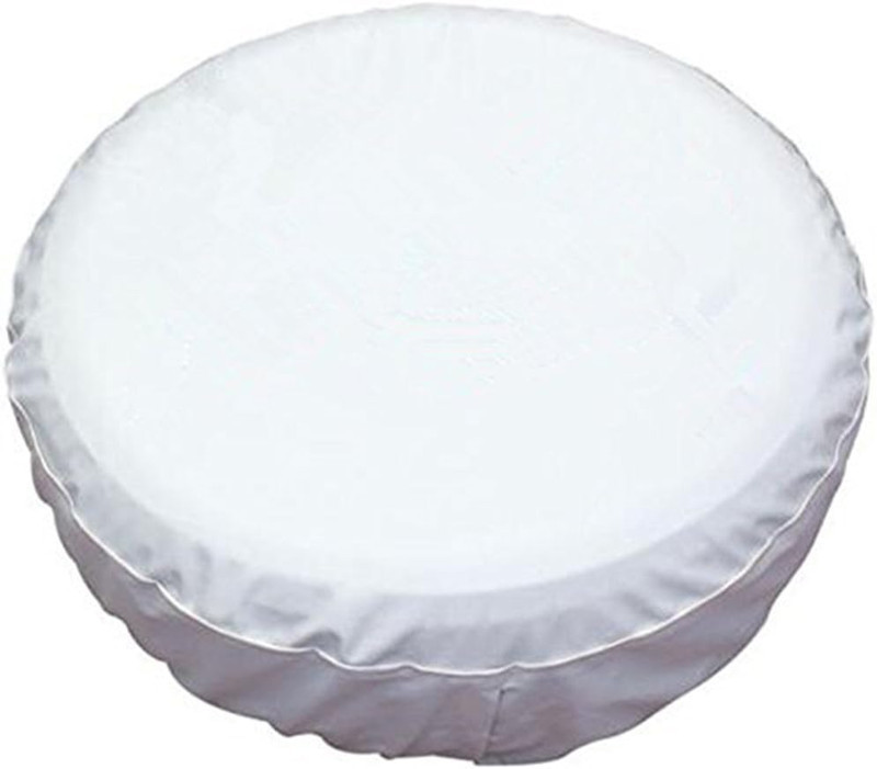 For RV Tire Cover Black Spare Tire Cover PVC Leather White Wheel Tire Cover Tire Protective Cover