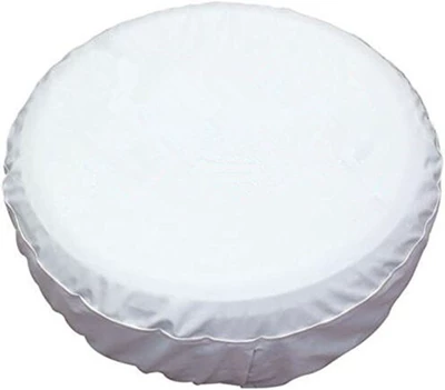 PVC Leather White Wheel Tire | Spare wheel cover - 12inch-suitable-for-tire-diameter-19inch-21inch-50-52cm-white-thick-tire-cover-pull-rod-bag